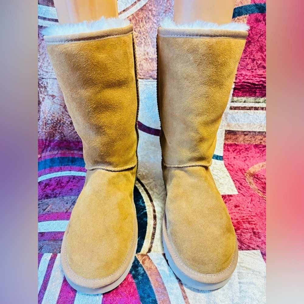 Koolaburra by UGG Koola Tall boots in chestnut suede